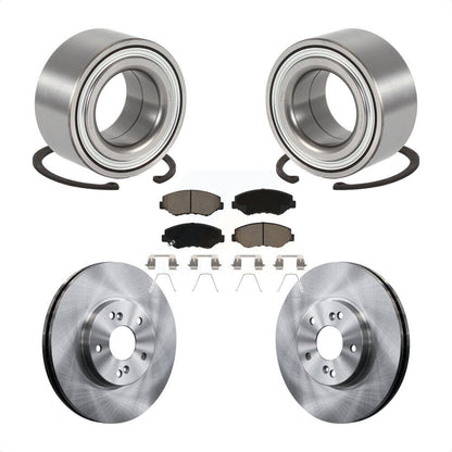 Kit de rotors et plaquettes de frein à disque de roulement de roue avant pour Honda Pilot 2003-2004