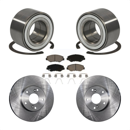 Kit de rotors de frein à disque et de plaquettes en céramique, roulement de roue avant, pour Honda CR-Z 2016