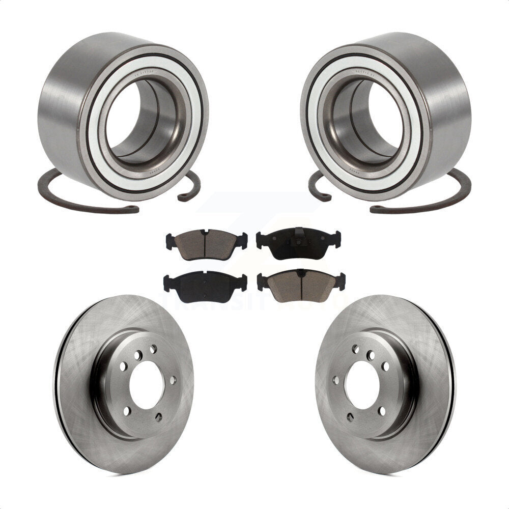 Kit de rotors et plaquettes de frein à disque de roulement de roue avant pour BMW 325i 325xi 2001 – 2005