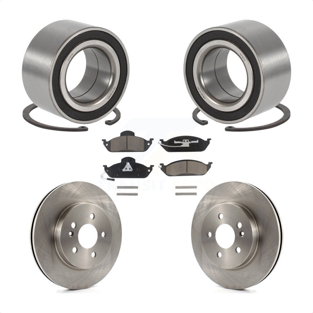 Kit de plaquettes de Rotor de frein à disque, roulement de roue avant, pour Mercedes-Benz ML320 ML350 ML43
