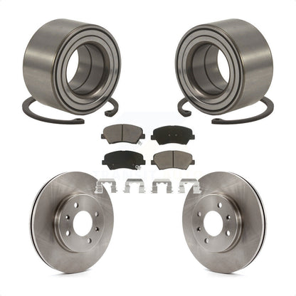 Kit de rotors et plaquettes de frein à disque de roulement de roue avant pour Hyundai Accent 2012 – 2017