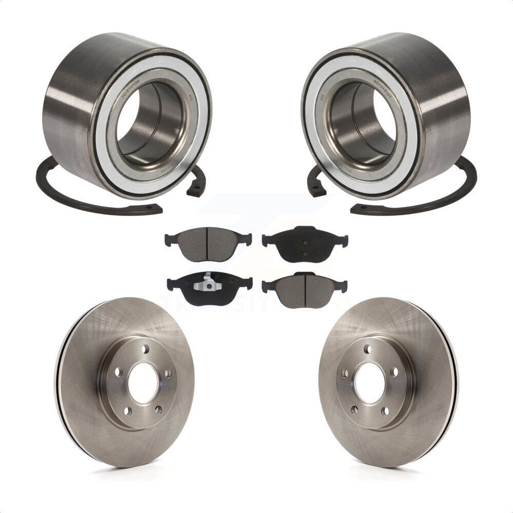 Kit de plaquettes de Rotor de frein à disque, roulement de roue avant pour Ford Transit Connect 2010 – 2013