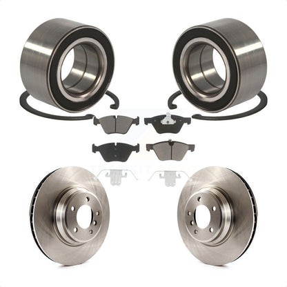 Kit de rotors de frein à disque et de plaquettes en céramique, roulement de roue avant, pour BMW 335xi 2007