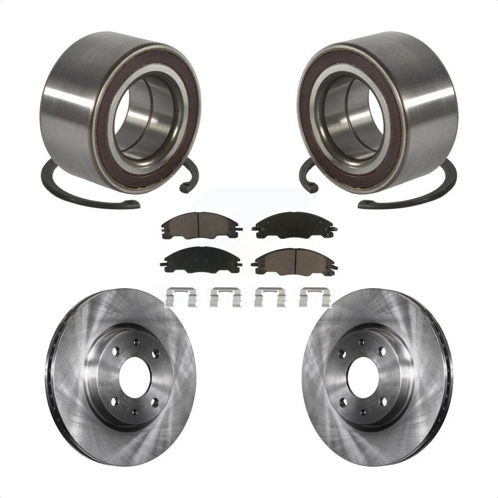 Kit de rotors et plaquettes de frein à disque de roulement de roue avant pour Ford Focus 2008-2011