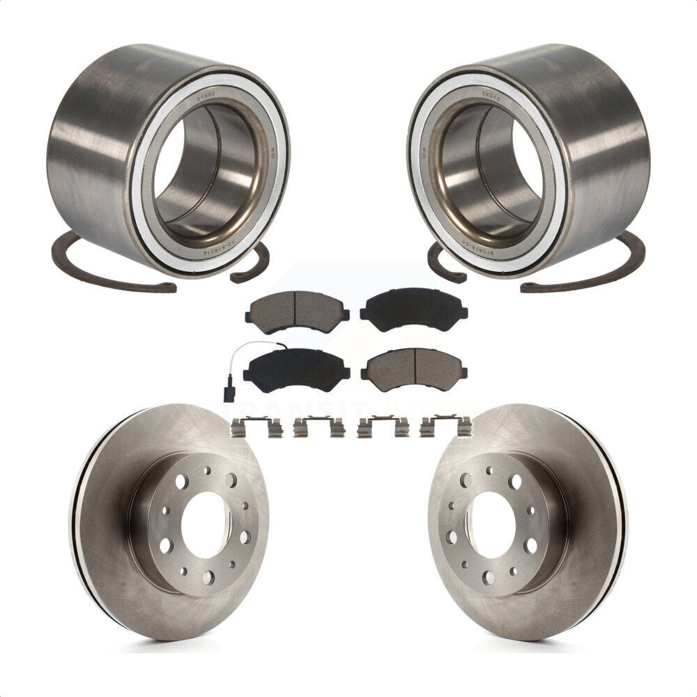 Kit de Rotor et plaquettes de frein à disque, roulement de roue avant, pour Ram ProMaster 2500 3500 150