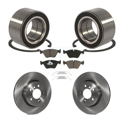 Kit de rotors de frein à disque et de plaquettes en céramique, roulement de roue avant, pour BMW X3 2004 – 2010