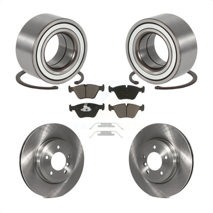 Kit de rotors et plaquettes de frein à disque de roulement de roue avant pour BMW 330i 330xi 2001 – 2005