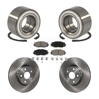 Kit de rotor de frein à disque et de plaquettes en céramique, roulement de roue avant, pour Scion x 2008 – 2014
