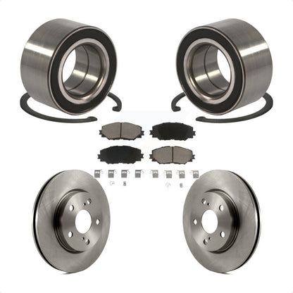 Kit de rotors de frein à disque et de plaquettes en céramique, roulement de roue avant, pour Lexus HS250 2010
