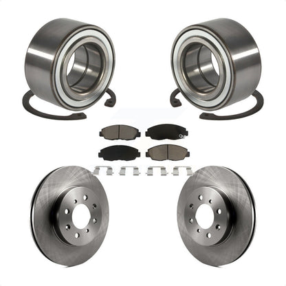 Kit de Rotors et plaquettes de frein à disque, roulement de roue avant, pour Honda Civic Acura EL