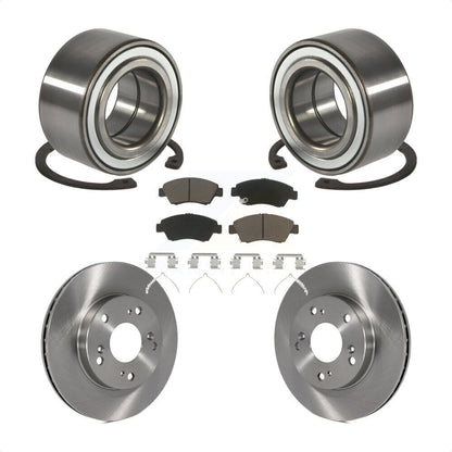 Kit de rotors et plaquettes de frein à disque de roulement de roue avant pour Honda Civic SiR 2004