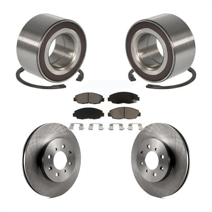 Kit de rotors de frein à disque et de plaquettes en céramique, roulement de roue avant, pour Honda Insight