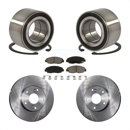 Kit de Rotor et plaquettes de frein à disque, roulement de roue avant, pour Honda Civic GX 2011 avec 1.8