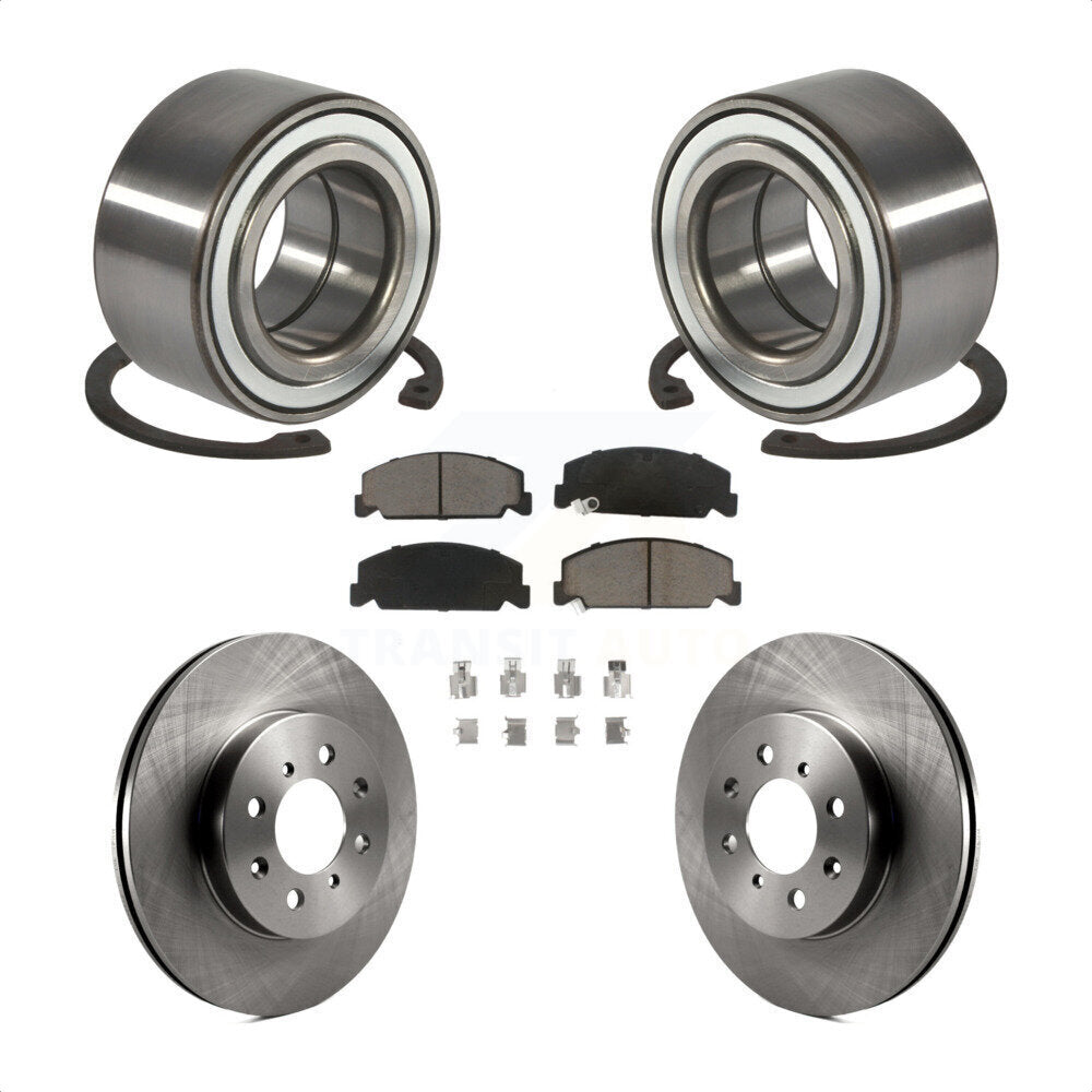 Kit de plaquettes de Rotor de frein, roulement de roue avant, pour Honda Civic LX 1997 avec 4 roues AB