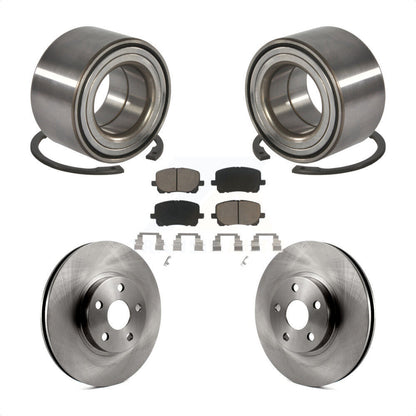 Kit de Rotor et de plaquettes de frein, roulement de roue avant, pour Toyota Corolla Matrix Pontiac Vib