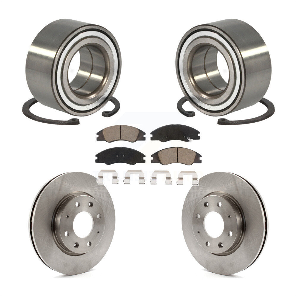 Kit de rotors et plaquettes de frein à disque, roulement de roue avant, pour Kia Spectra Spectra5