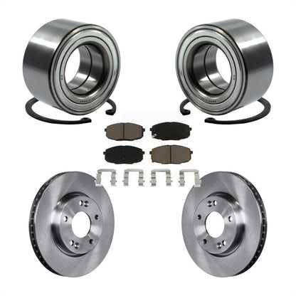 Kit de Rotors et plaquettes de frein à disque, roulement de roue avant, pour Kia Forte koup Forte5