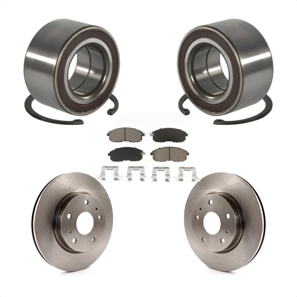 Kit de rotors et plaquettes de frein à disque de roulement de roue avant pour Suzuki SX4 Crossover