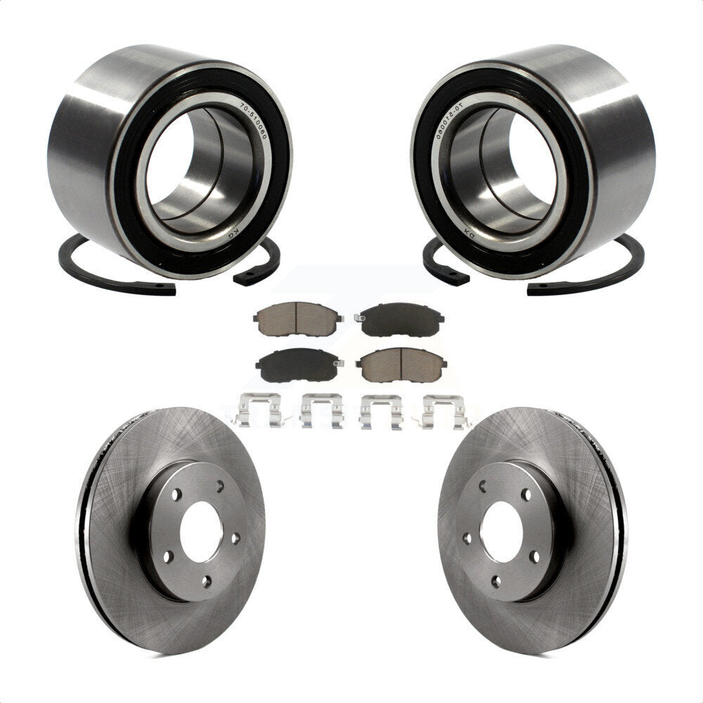 Kit de plaquettes de Rotor de frein, roulement de roue avant, pour Nissan Maxima INFINITI I3 2000 – 2001