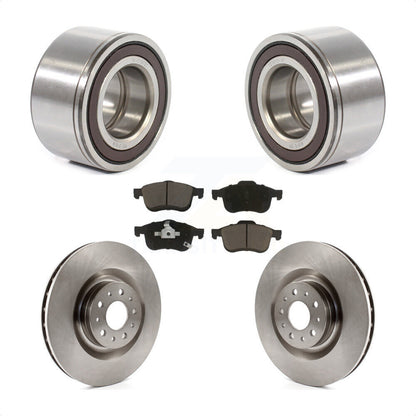 Kit de rotor de frein à disque et de plaquettes en céramique, roulement de roue avant, pour Fiat 500 2014 – 2018