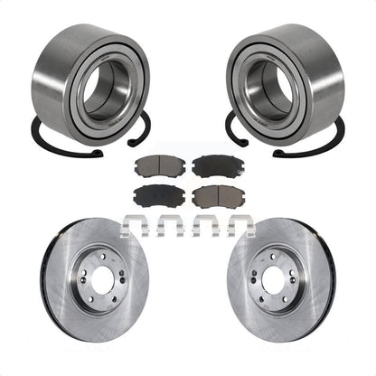 Kit de rotors et plaquettes de frein à disque, roulement de roue avant, pour Hyundai Azera Kia Amanti