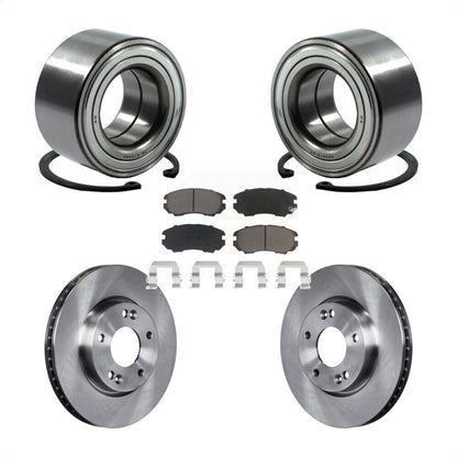 Kit de rotors et plaquettes de frein à disque de roulement de roue avant pour Kia Soul 2.0L 2010 – 2011