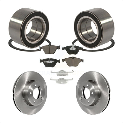 Kit de Rotor et de plaquettes de frein, roulement de roue avant, pour BMW 530xi 528i xDrive 535i 535x