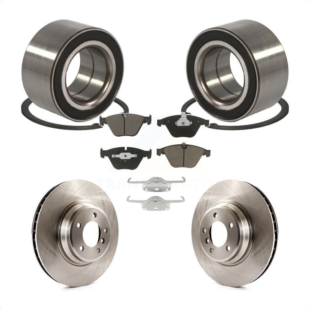 Kit de rotors et plaquettes de frein à disque de roulement de roue avant pour BMW 335i xDrive 335xi