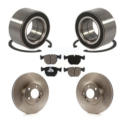Kit de rotors de frein à disque et de plaquettes en céramique, roulement de roue avant, pour BMW X5 KBB-11883