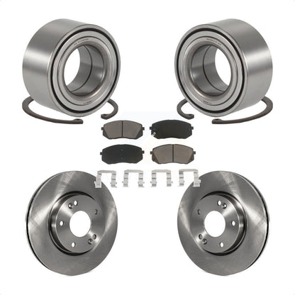 Kit de rotor de frein à disque et de plaquettes en céramique, roulement de roue avant, pour Kia Rond 2010 – 2012