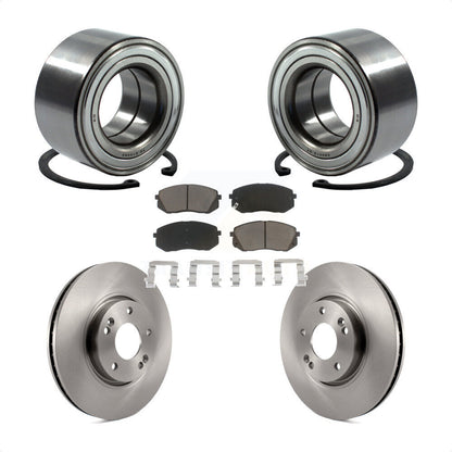 Kit de rotors et plaquettes de frein à disque de roulement de roue avant pour Kia Soul EV 2015 – 2016