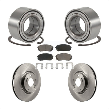 Kit de Rotor et plaquettes de frein à disque, roulement de roue avant, pour Hyundai Tucson Kia Cadenz