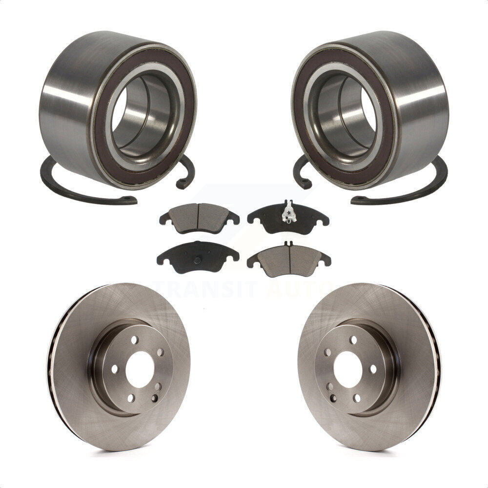 Kit de Rotor et plaquettes de frein de roulement de roue avant, pour Mercedes-Benz C300 E350 C350 E40