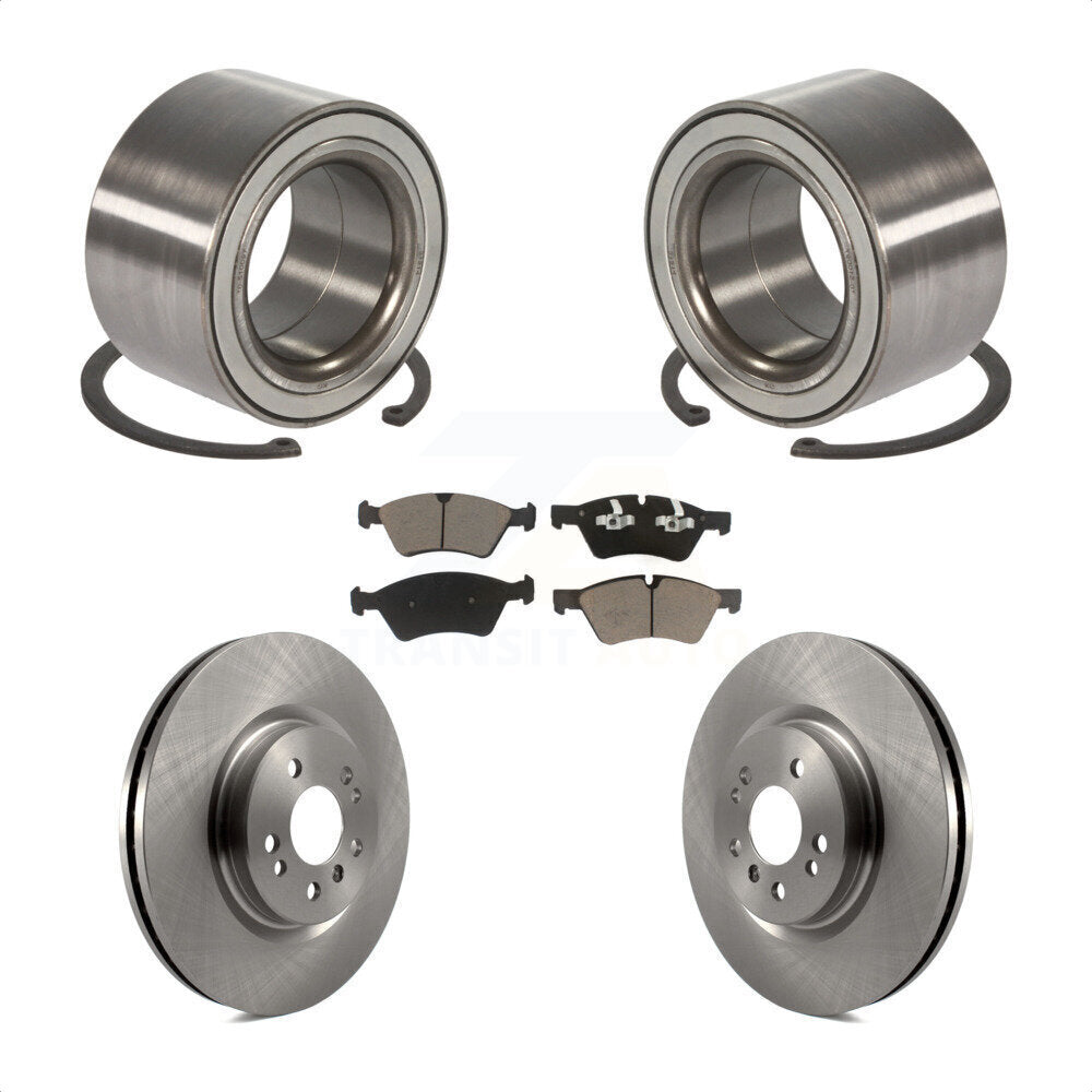 Kit de rotor et de plaquettes de frein à disque, roulement de roue avant, pour Mercedes-Benz ML45 2010 – 2011