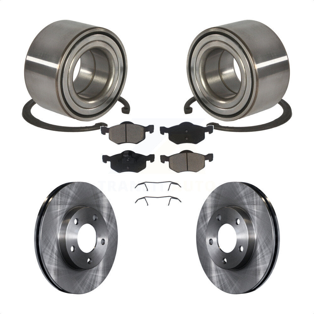 Kit de Rotor et plaquettes de frein de roulement de roue avant, pour Ford Escape Mazda hommage Mercur