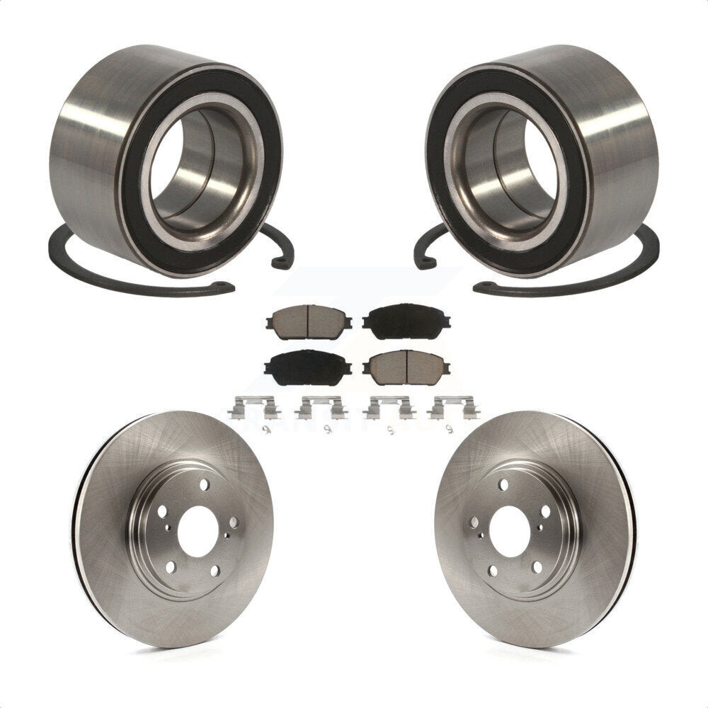 Kit de rotors et plaquettes de frein à disque de roulement de roue avant pour Lexus ES330 2004-2006