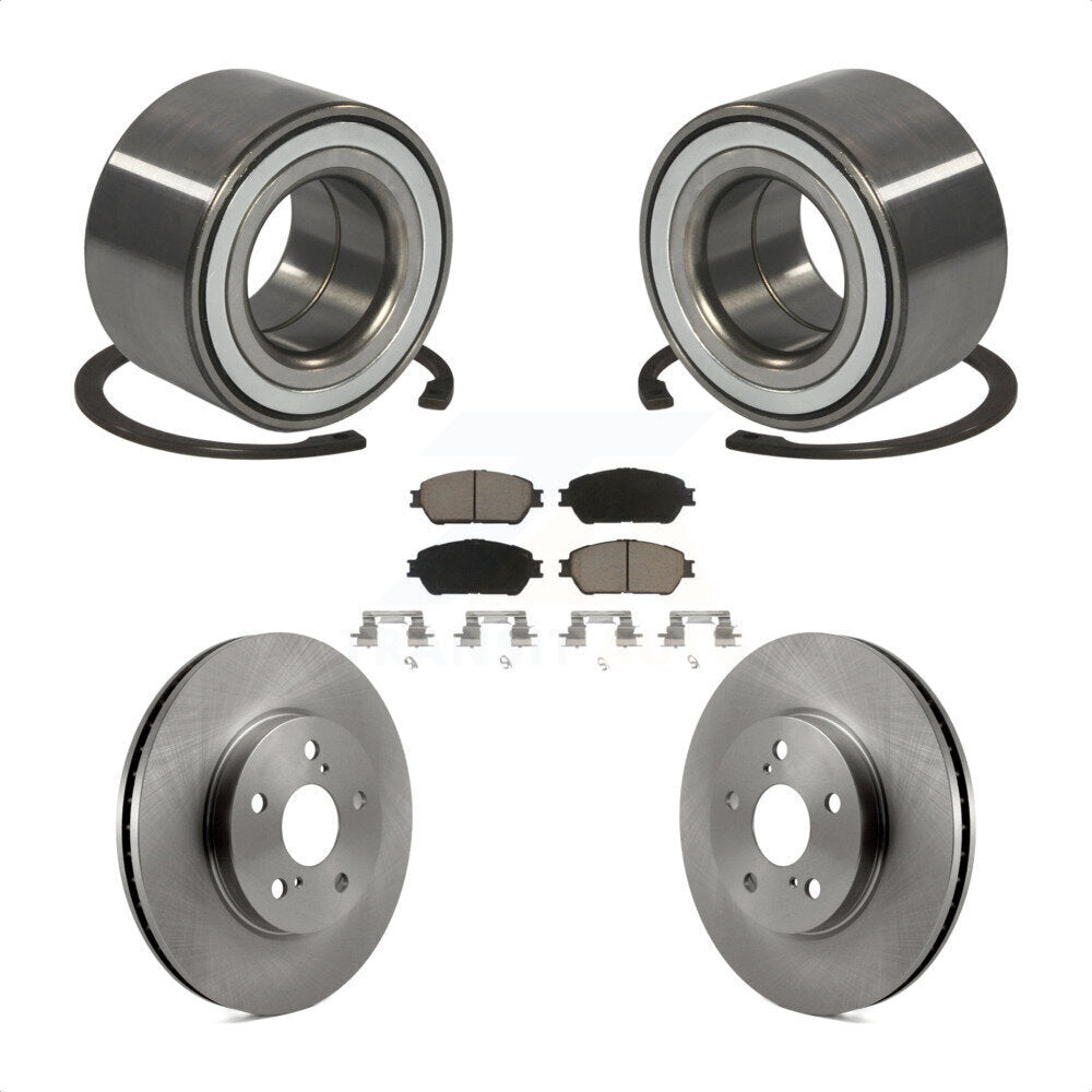 Kit de rotors et plaquettes de frein à disque de roulement de roue avant pour Lexus ES300 2002-2003