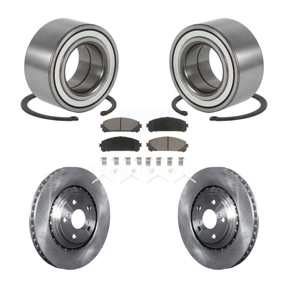 Kit de plaquettes de Rotor de frein, roulement de roue avant, pour Toyota Highlander Sienna Lexus RX35