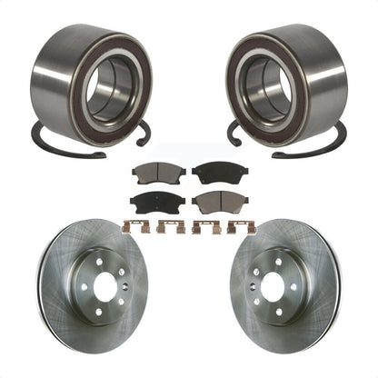 Kit de rotors de frein à disque et de plaquettes en céramique, roulement de roue avant, pour Chevrolet Sonic