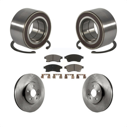 Kit de rotor et plaquettes de frein à disque, roulement de roue avant, pour Chevrolet Sonic R 2013 – 2014