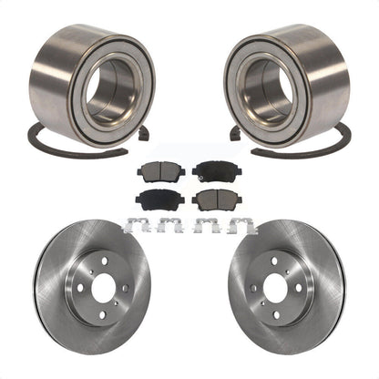 Kit de rotors et plaquettes de frein à disque de roulement de roue avant pour Scion xB xA 2004-2006