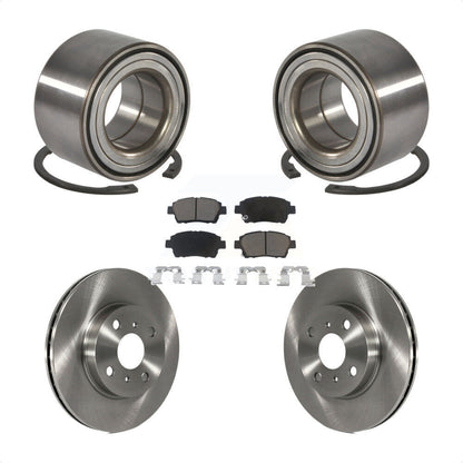 Kit de rotors et plaquettes de frein à disque, roulement de roue avant, pour Toyota Prius 2001 – 2003