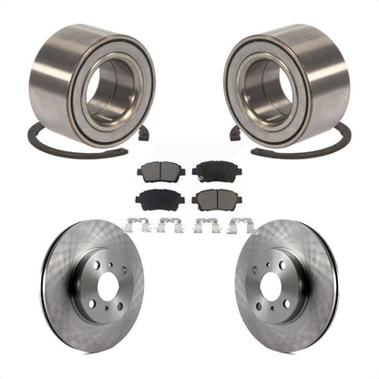 Kit de rotors et plaquettes de frein à disque, roulement de roue avant, pour Toyota Echo 2001 – 2005