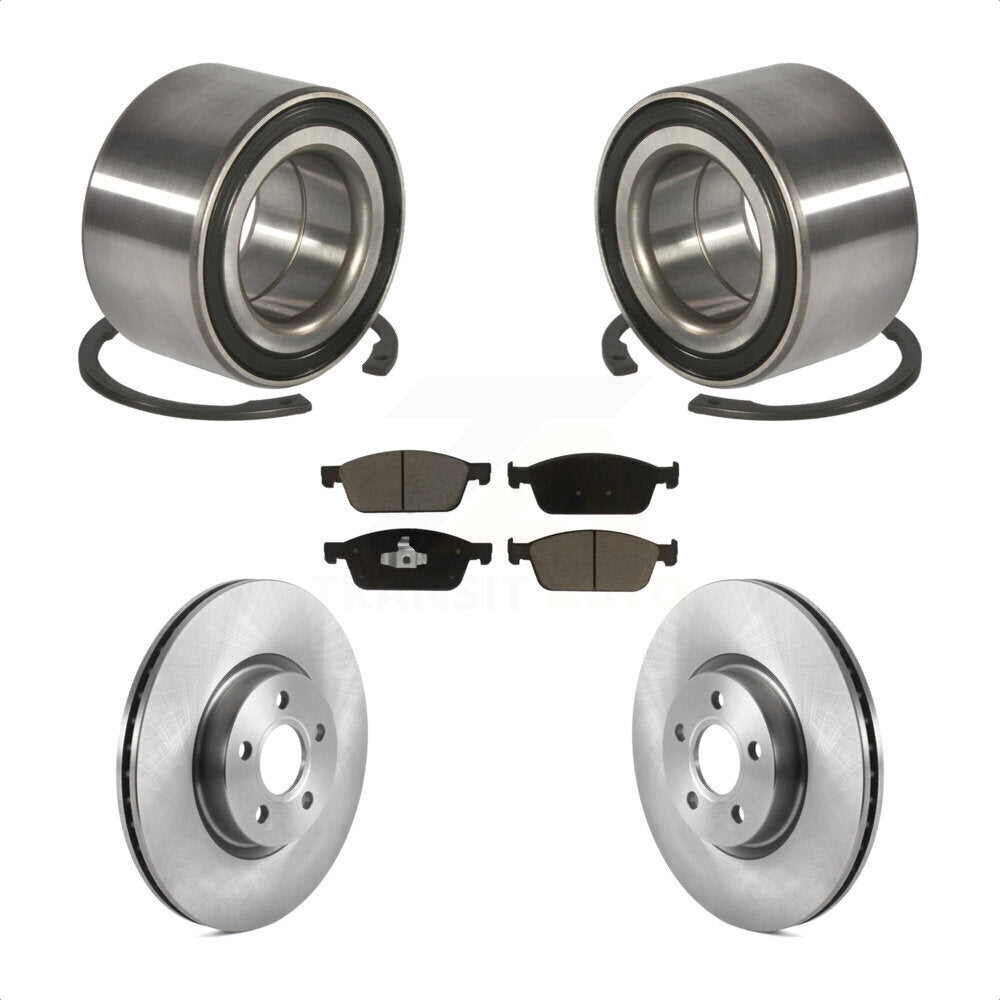Kit de rotors et plaquettes de frein à disque de roulement de roue avant pour Ford Transit Connect