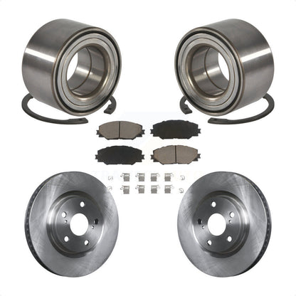 Kit de rotor et de plaquettes de frein à disque, roulement de roue avant, pour Toyota Corolla i 2017 – 2018