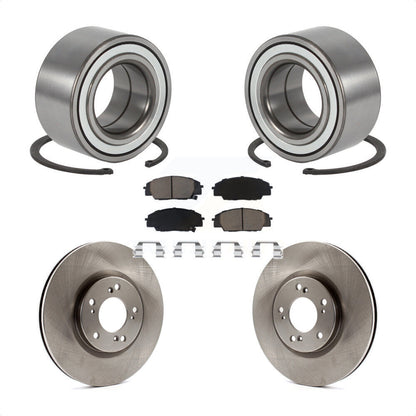 Kit de rotors et plaquettes de frein à disque de roulement de roue avant pour Honda S2000 2000-2009
