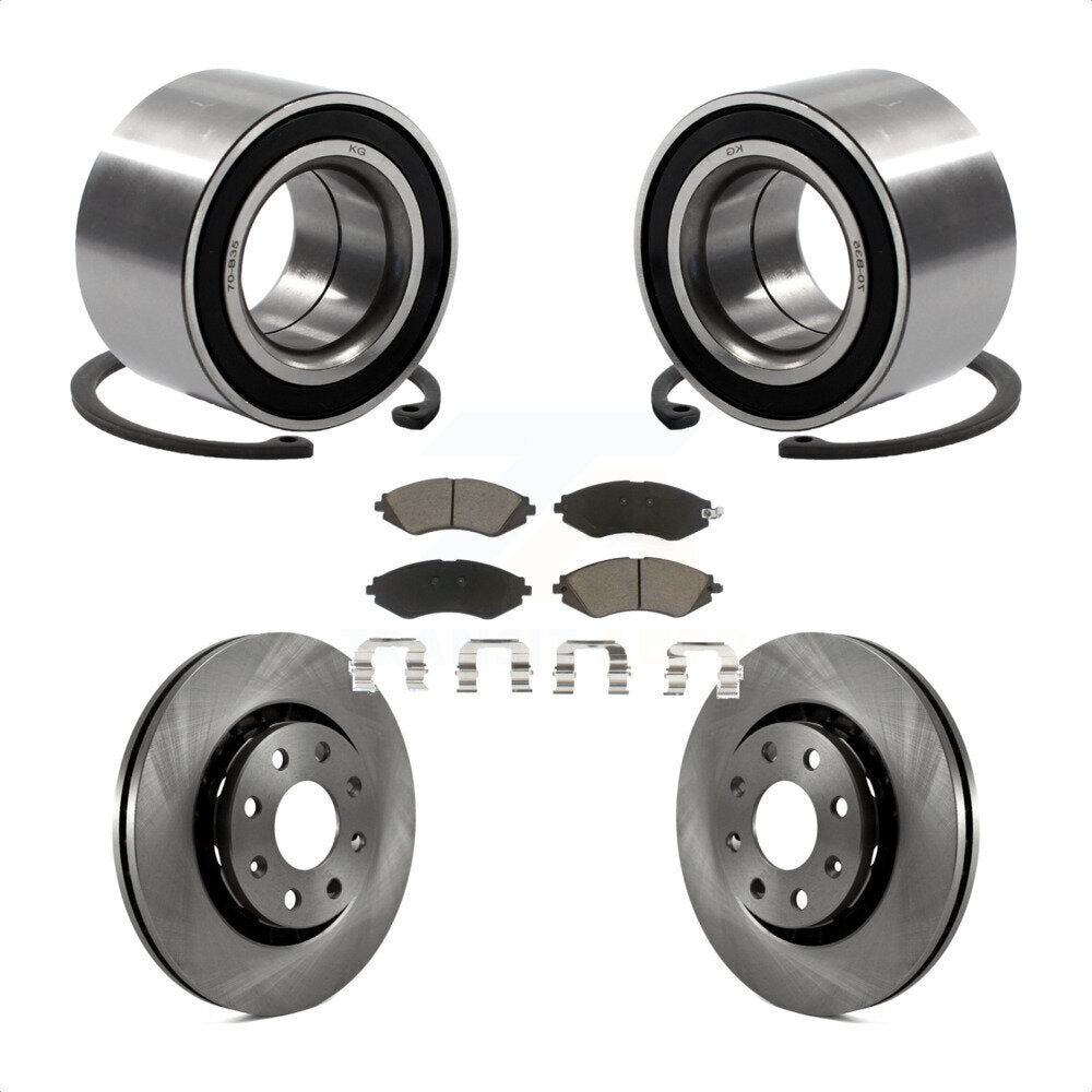 Kit de plaquettes de Rotor de frein, roulement de roue avant, pour Chevrolet Aveo Pontiac Aveo5 Wave G