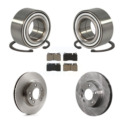 Kit de Rotor de frein à disque et de plaquettes en céramique, roulement de roue avant, pour Volkswagen Touare