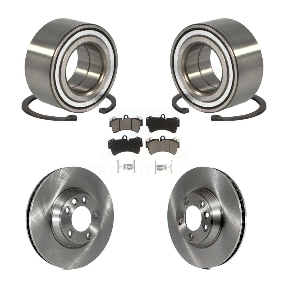 Kit de Rotor et de plaquettes de frein, roulement de roue avant, pour Audi Q7 Porsche Cayenne volkswagen