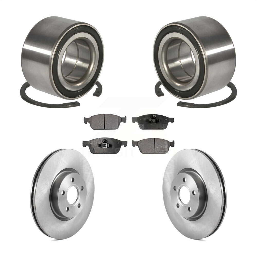 Kit de rotors et plaquettes de frein à disque de roulement de roue avant pour Ford Transit Connect